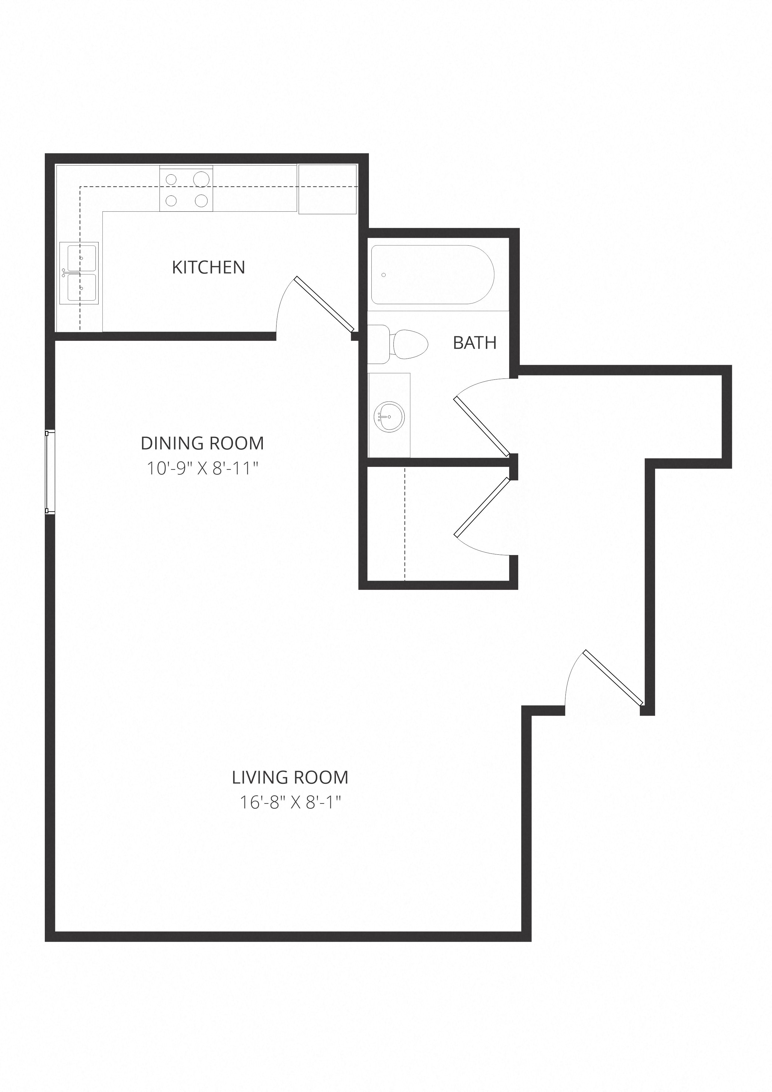 Studio floor plan